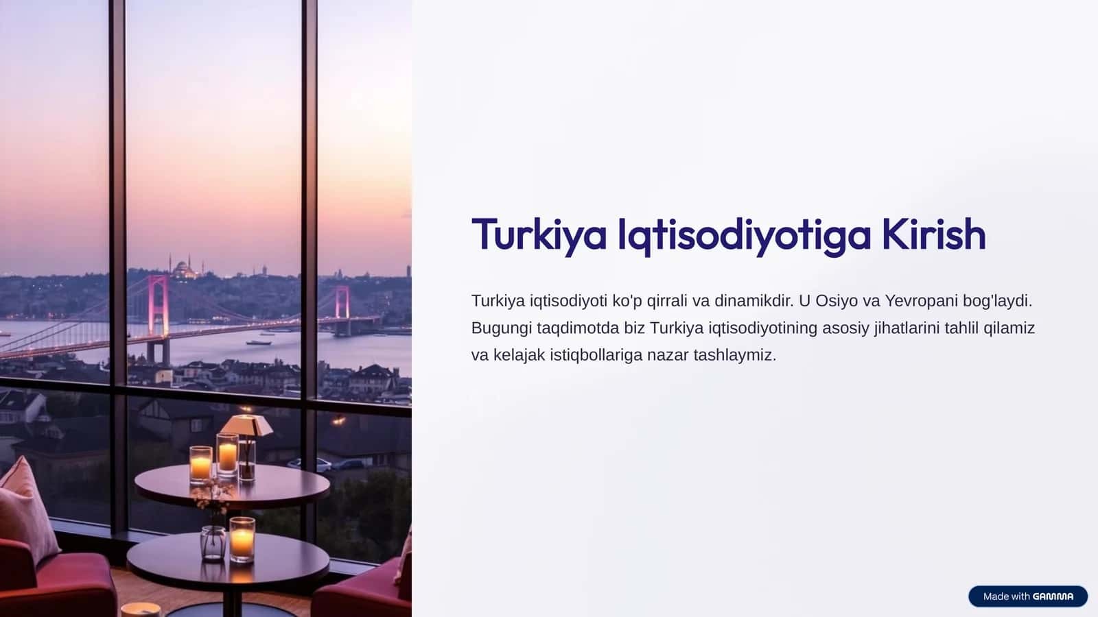 Turkiya Iqtisodiyotiga Kirish 1