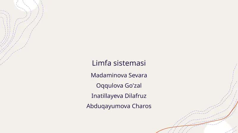 Limfa sistemasi 1