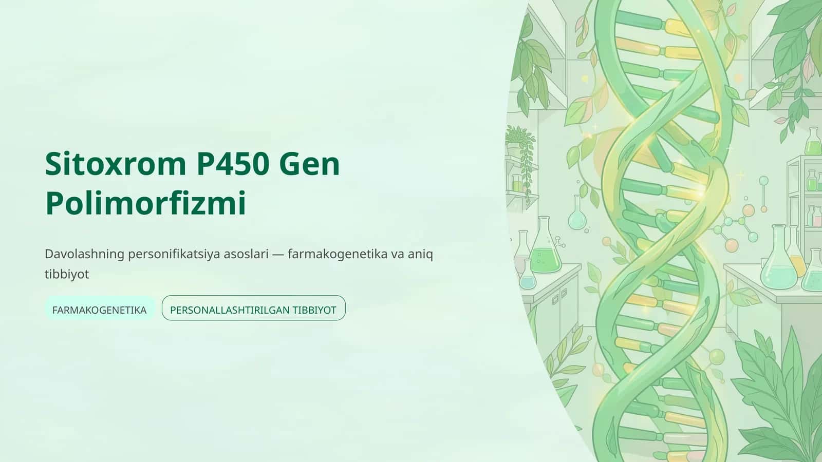 Sitoxrom P450 Gen Polimorfizmi 1