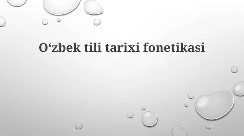Oʻzbektilitarixifonetikasi 1