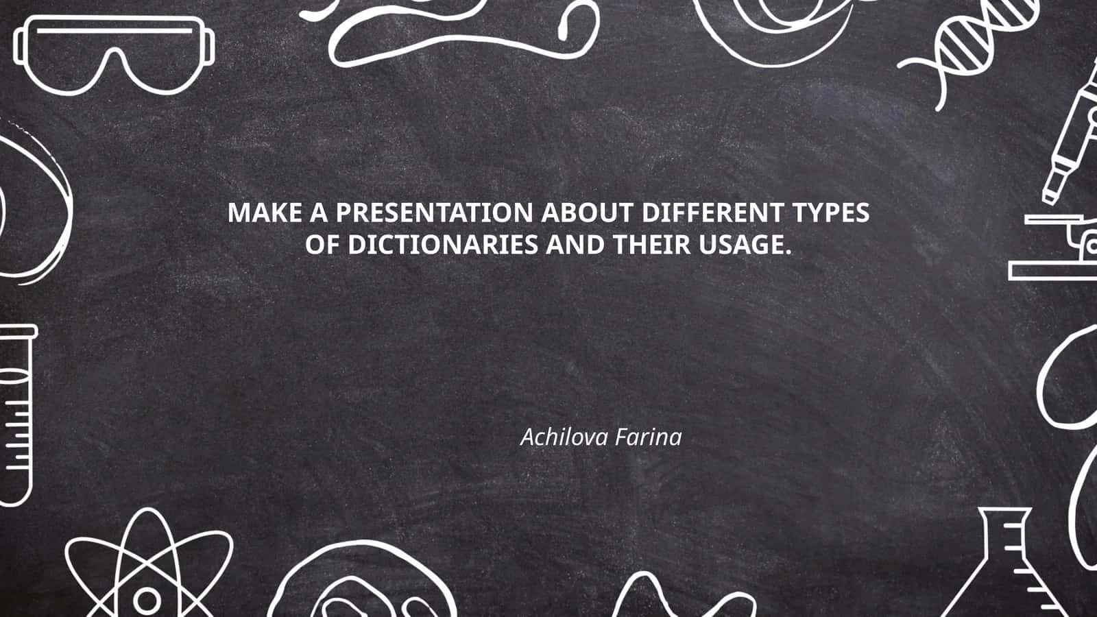 Introduction to Dictionaries 1