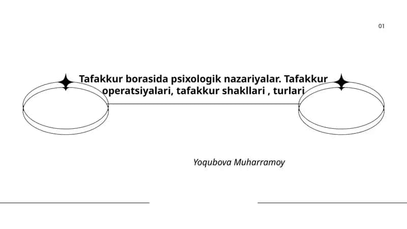 Tafakkur borasida psixologik nazariyalar 1