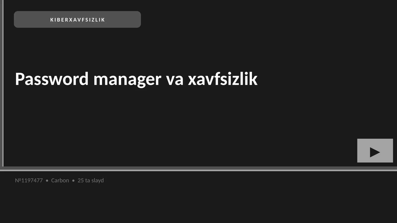 KIBERXAVFSIZLIK 1