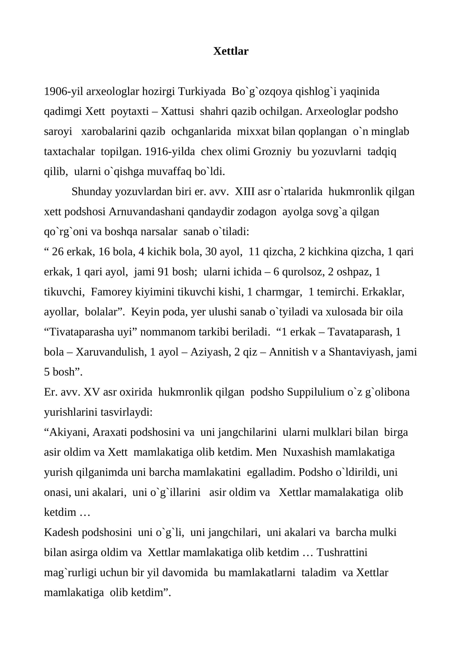 Xettlar 1