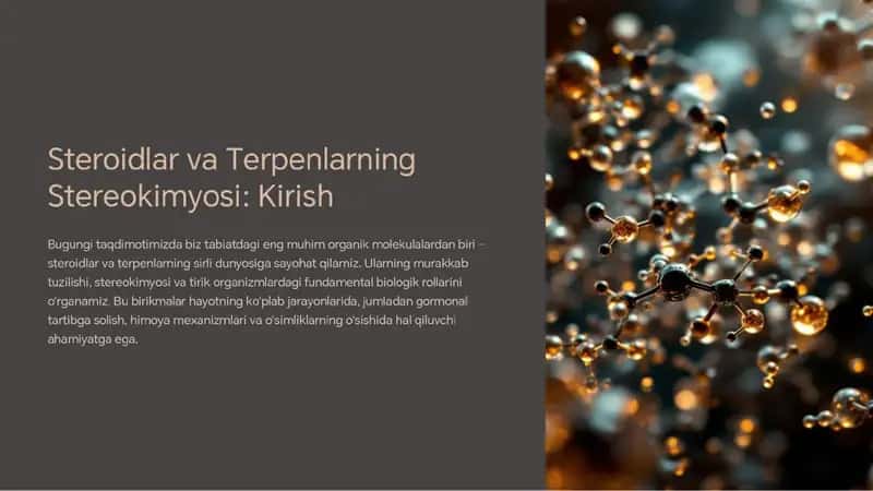 Steroidlar va terpenlar 1
