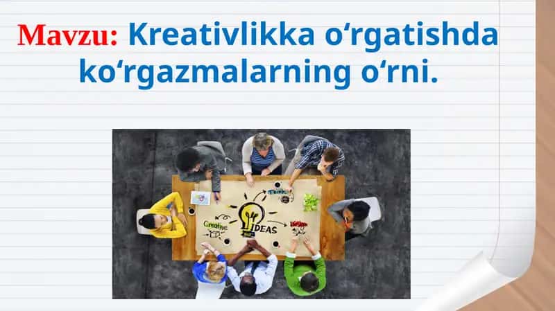 Ko‘rgazmalar va ularning ta'lim jarayonidagi tutgan o‘rni 1