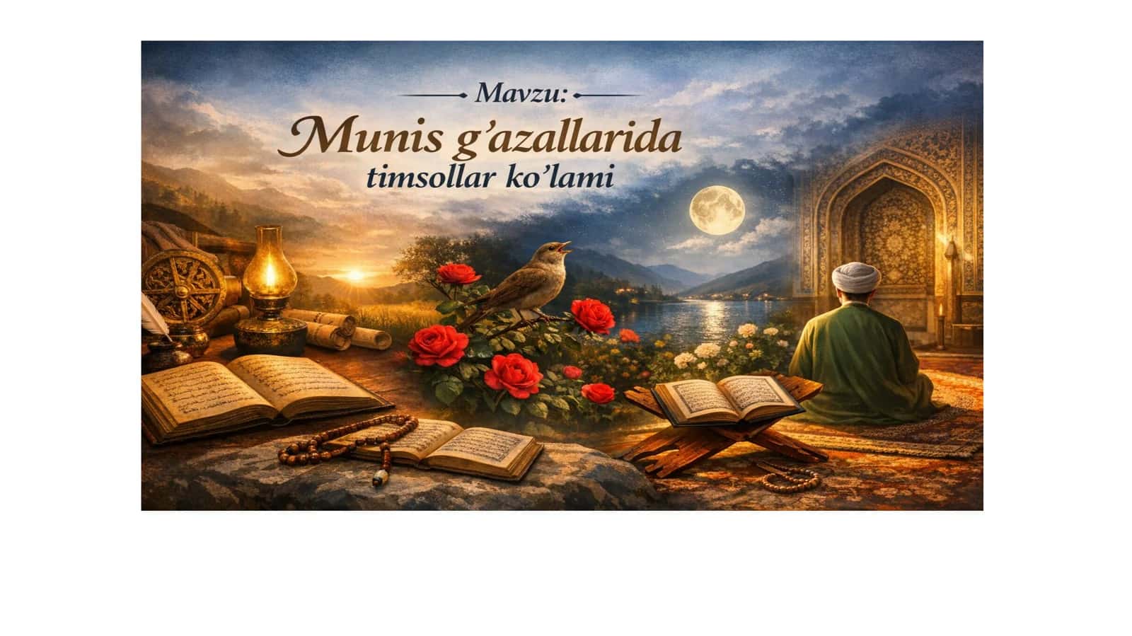 Munis g'azallarida timsollar ko'lami. 1