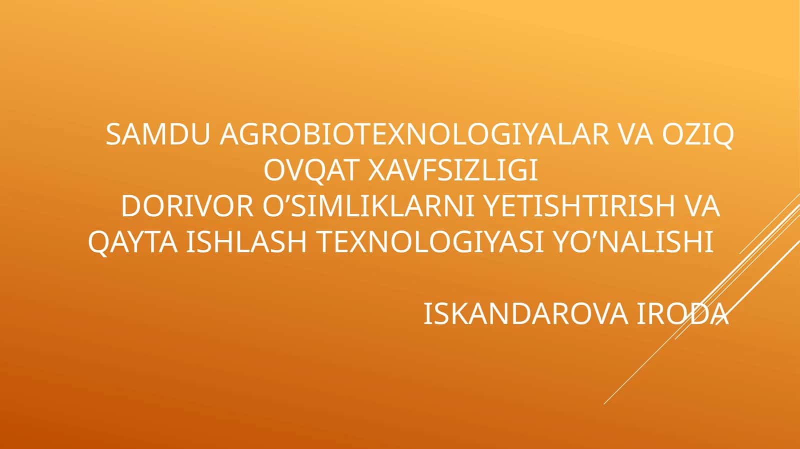 Tafakkur ustaxonasi 1