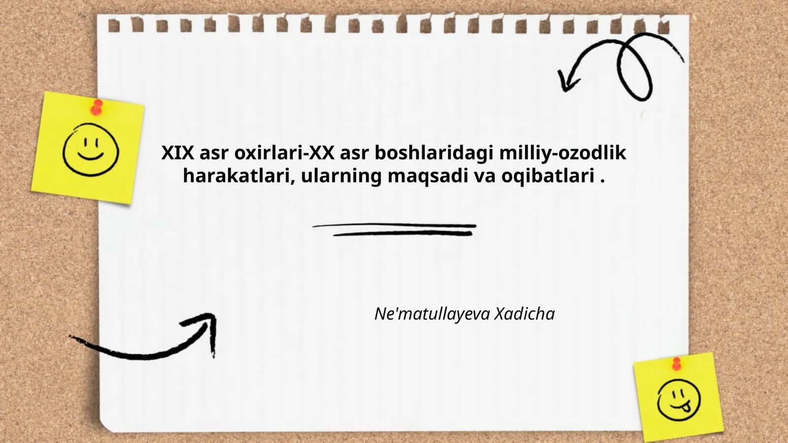 XIX asr oxirlari-XX asr boshlaridagi milliy-ozodlik harakatlari, ularning maqsadi va oqibatlari 1