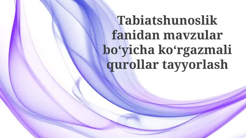 Vizual qo'llanmalarning asosiy turlari va dizayn tamoyillari 1