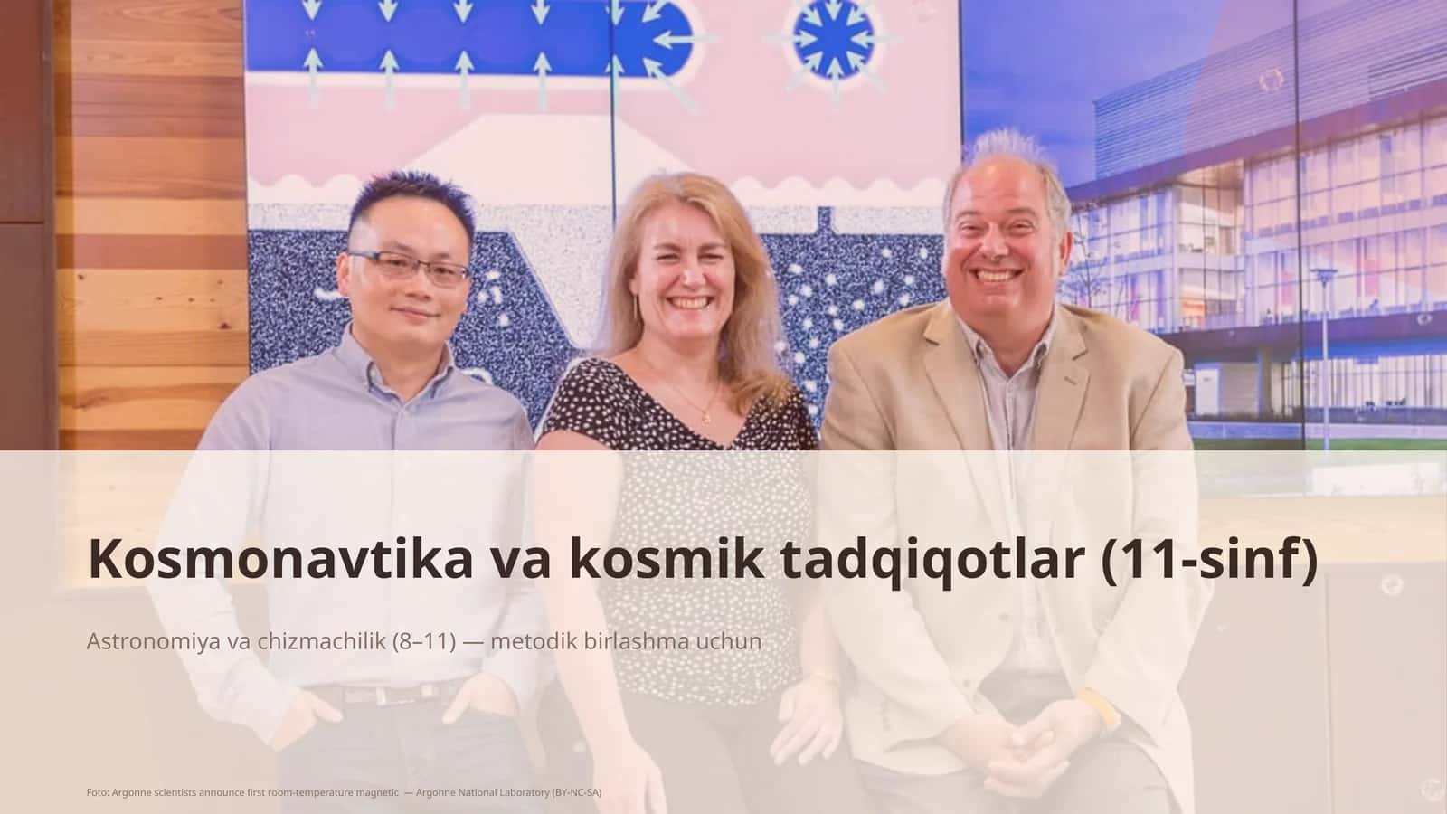 Kosmonavtika va kosmik tadqiqotlar (11-sinf) 1