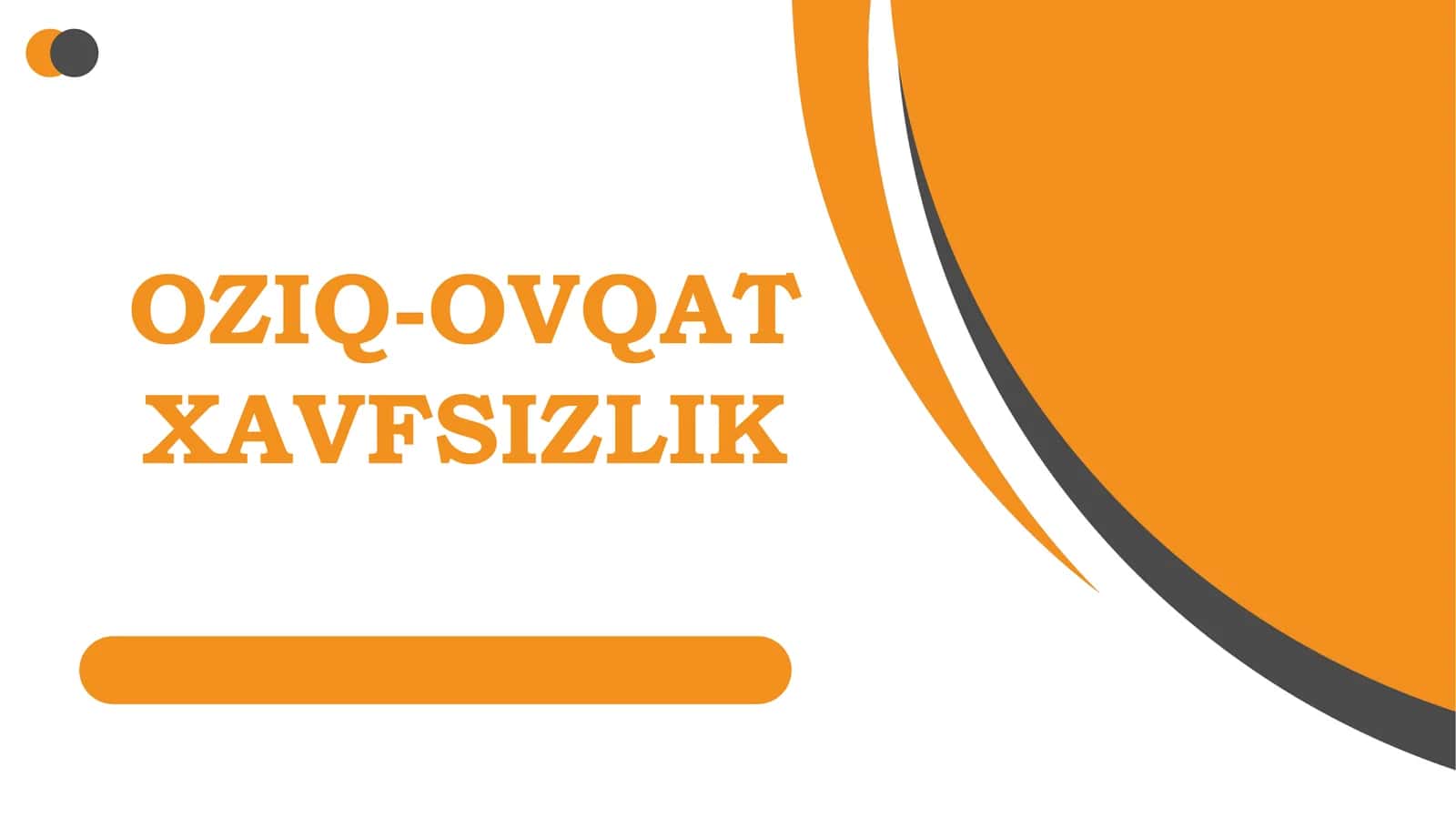 oziq-ovqat xavfsizlik 1