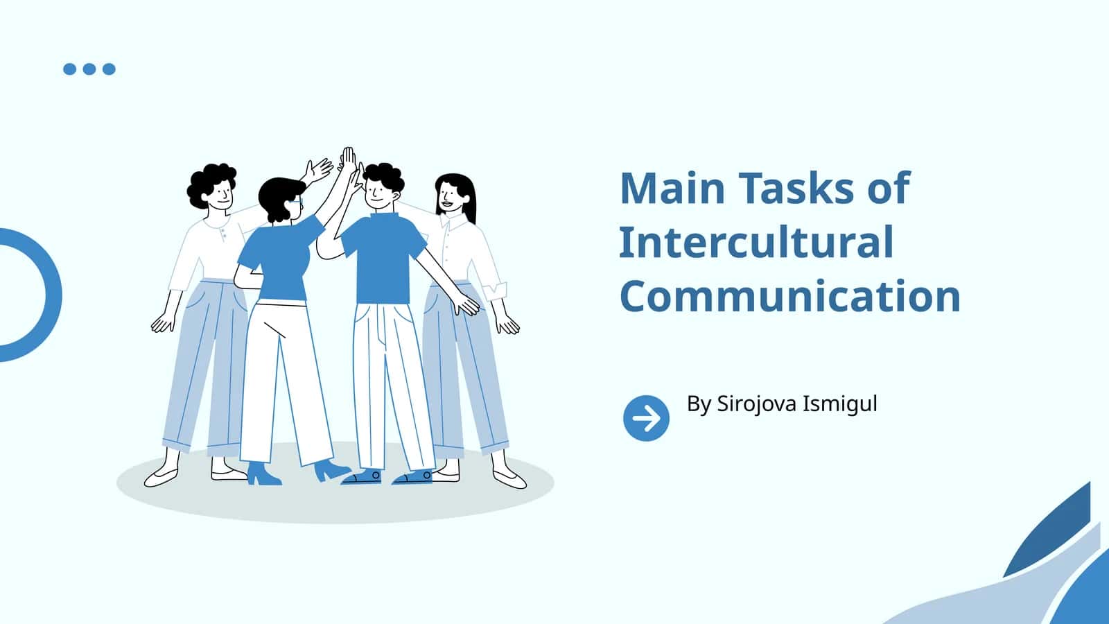 Main Tasks of Intercultural Communication 1