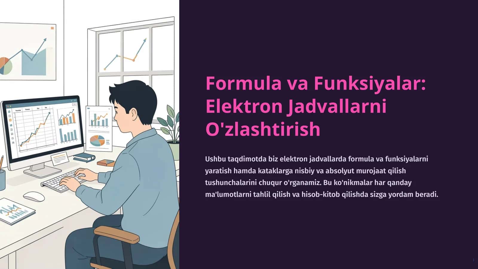 Formula va Funksiyalar: Elektron Jadvallarni O'zlashtirish 1