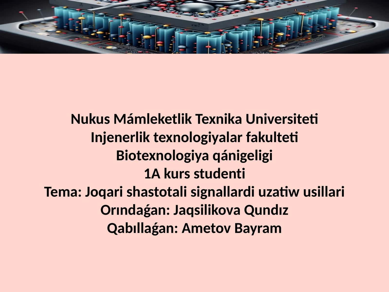 Joqarı chastota haqqında túsinik 1