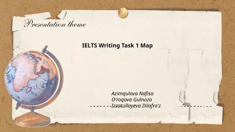 IELTS Writing Task 1 Map 1