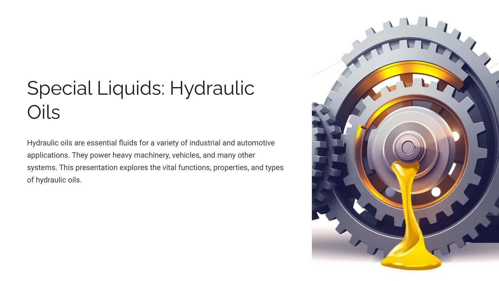 Special Liquids Hydraulic Oils 1