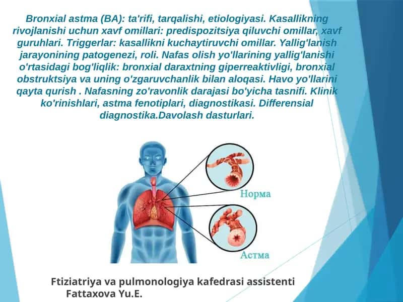 Bronxial astma (BA) 1