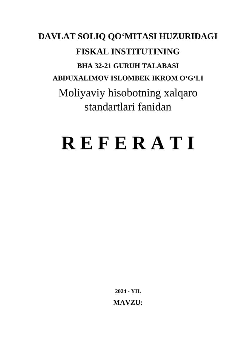 TOVAR-MODDIY ZAXIRALAR 1