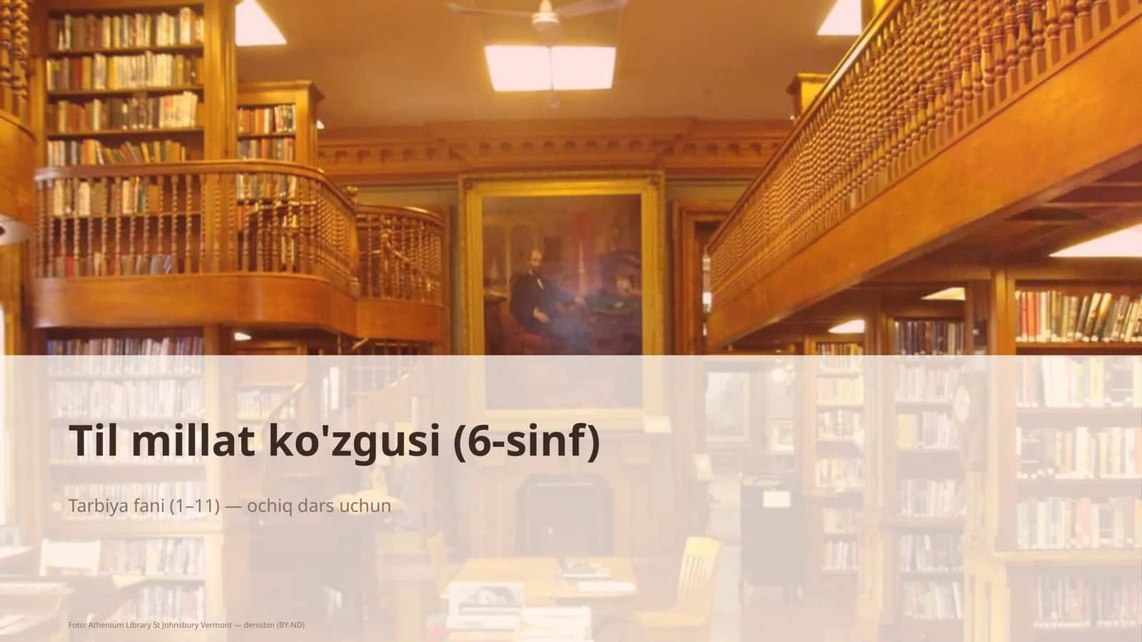 Til millat ko'zgusi (6-sinf) 1