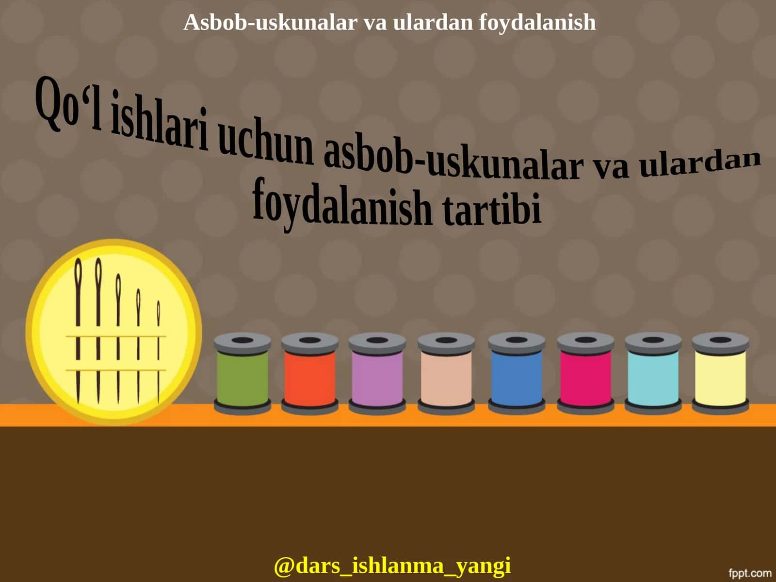 Asbob-uskunalar va ulardan foydalanish 1