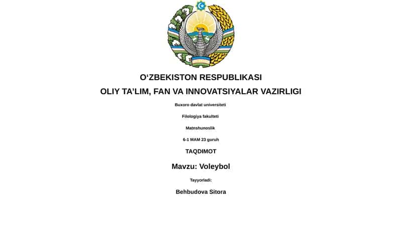 Voleybol 1