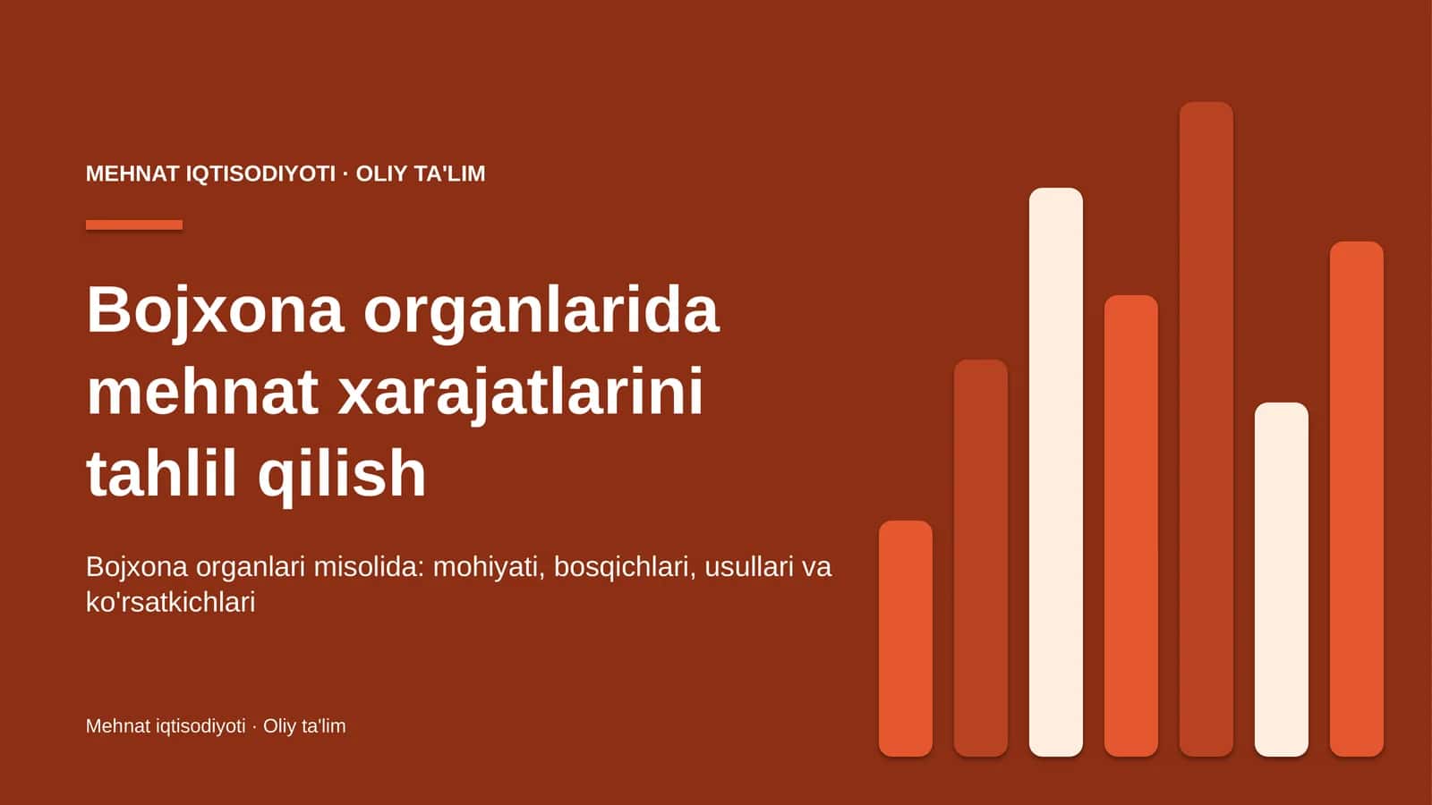 Bojxona organlarida mehnat xarajatlarini tahlil qilish 1