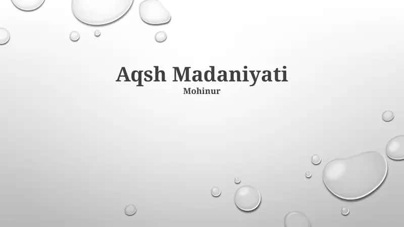 Aqsh Madaniyati 1