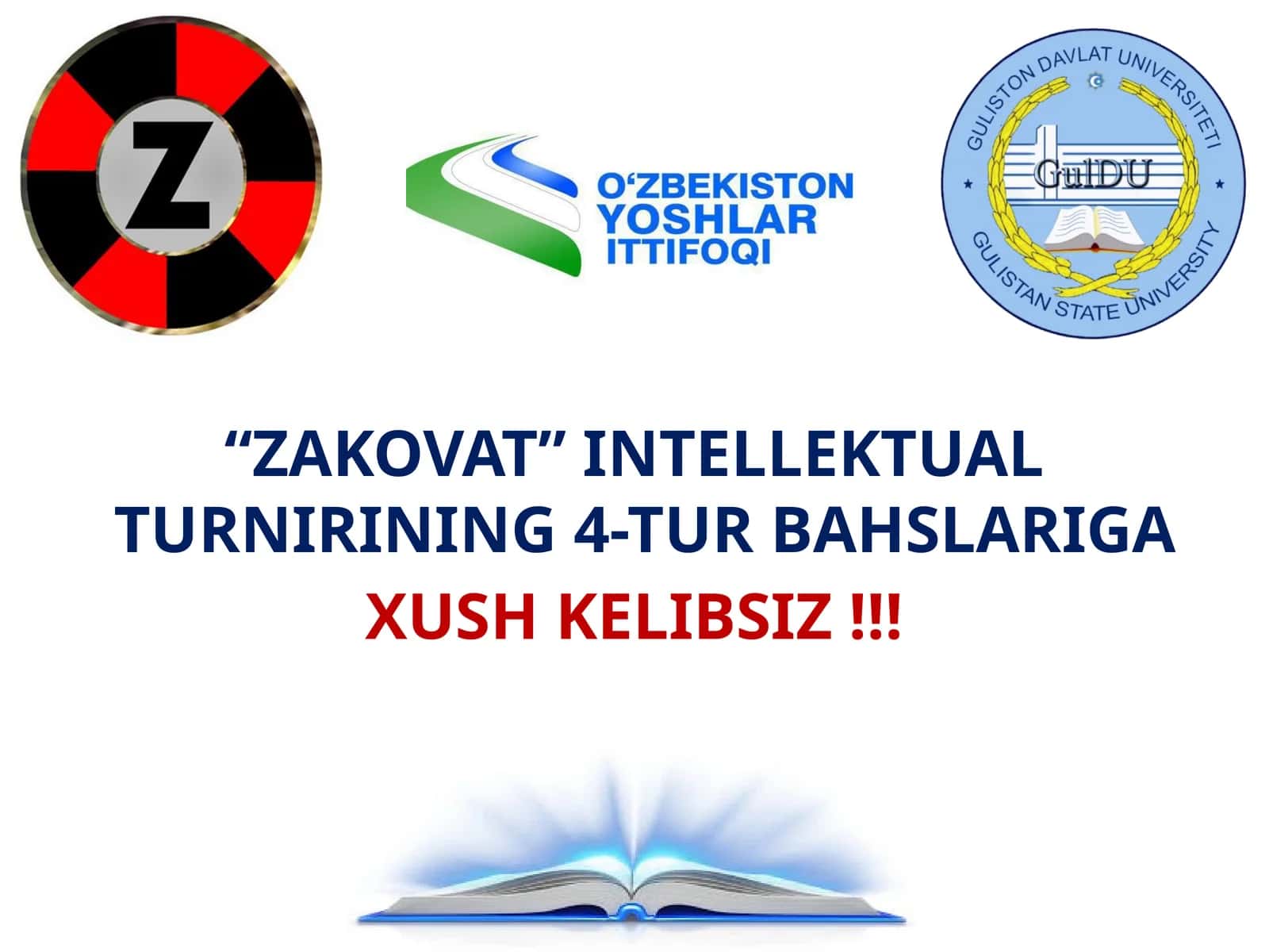 ZAKOVAT INTELLEKTUAL TURNIRINING 4-TUR BAHSLARIGA XUSH KELIBSIZ!!! 1