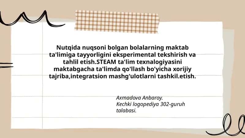 STEAM Ta'lim Texnalogiyasi 1