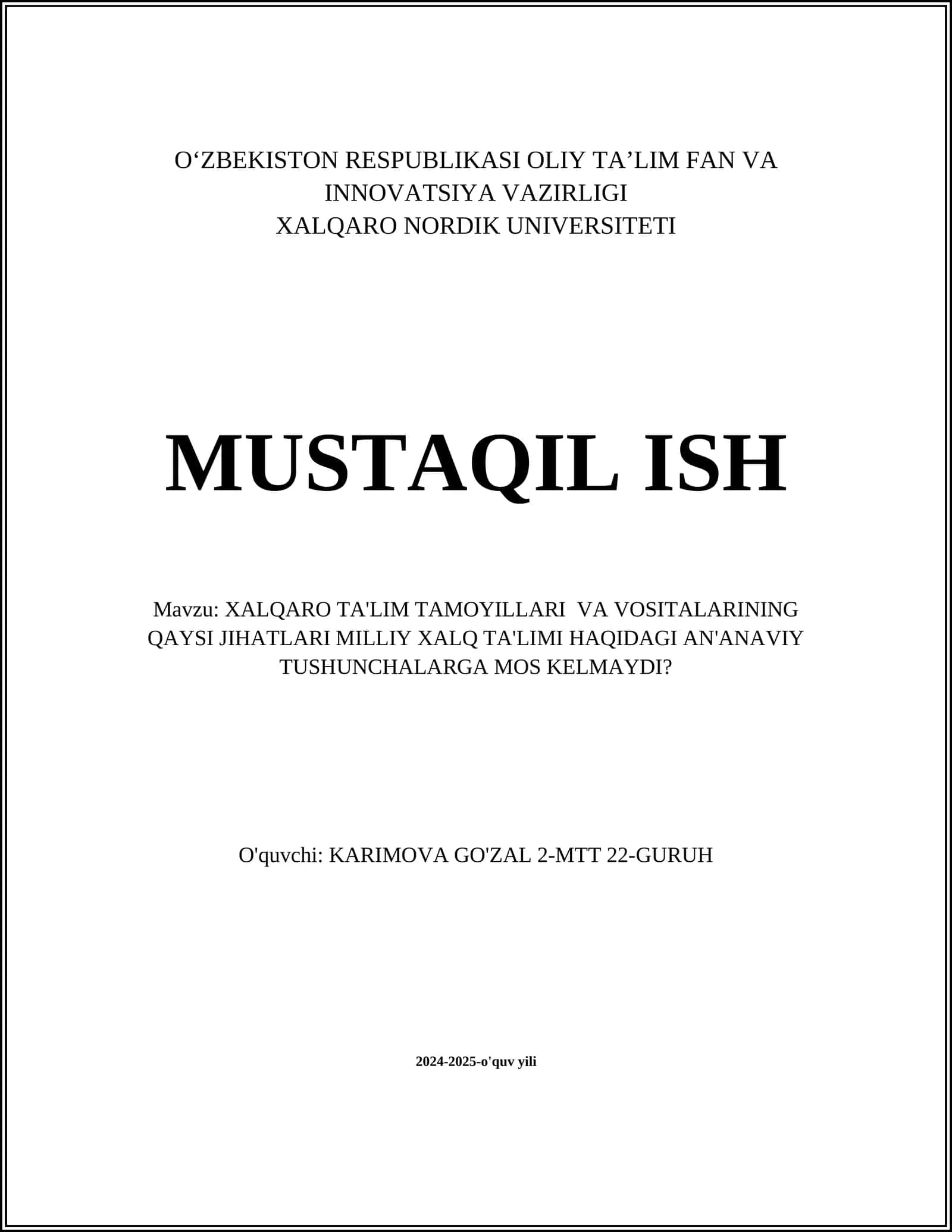 Innovatsion ta'lim yondashuvlari 1