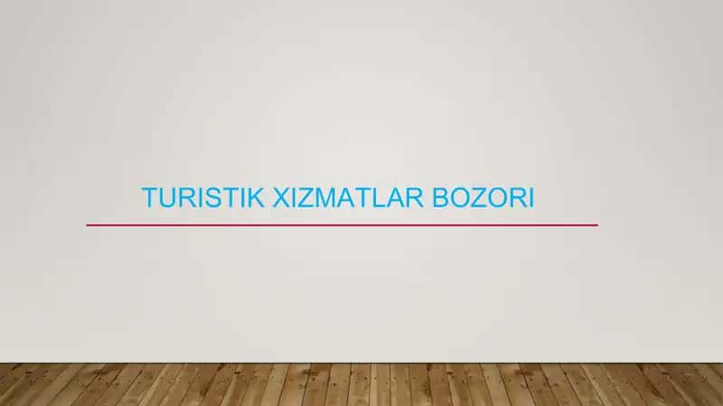 Turistik Bozor 1