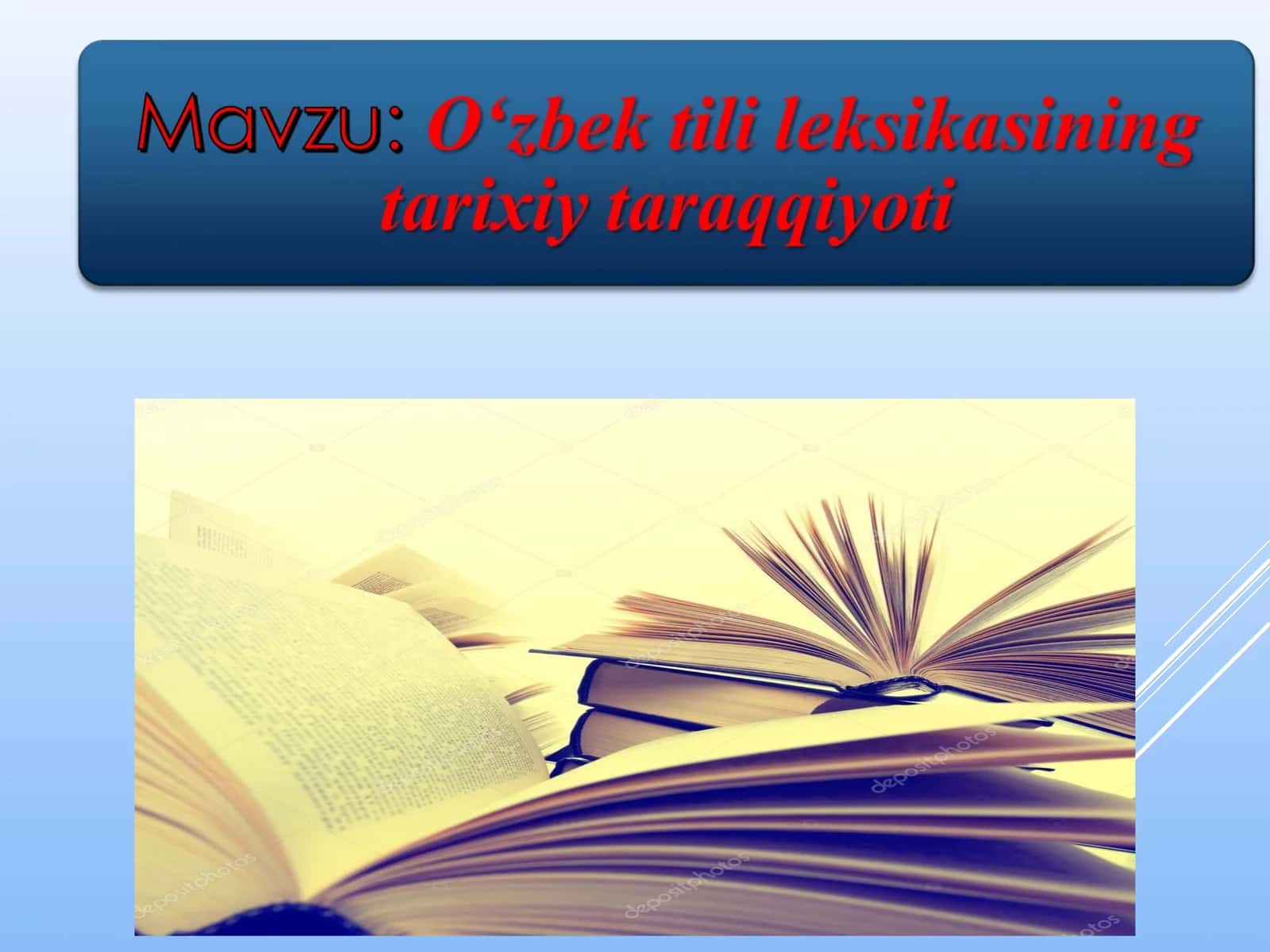 Oʻzbek tili lugʻat tarkibining tarixiy taraqqiyoti 1