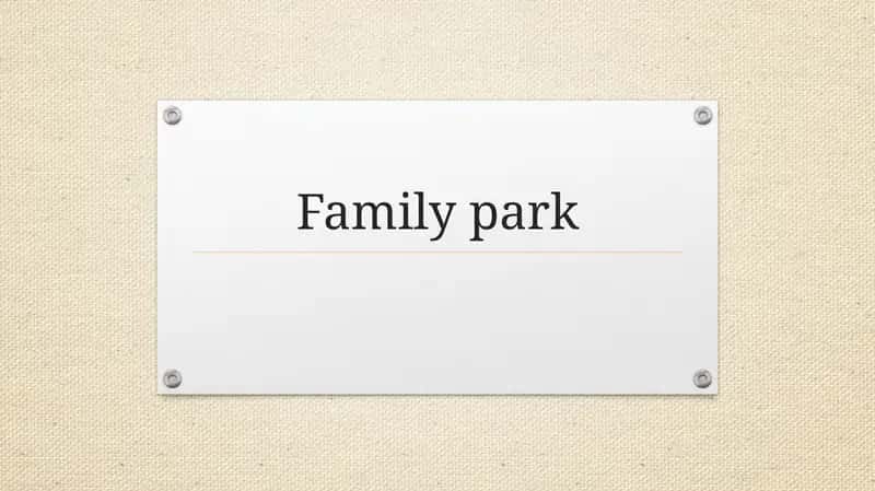 Family park 1