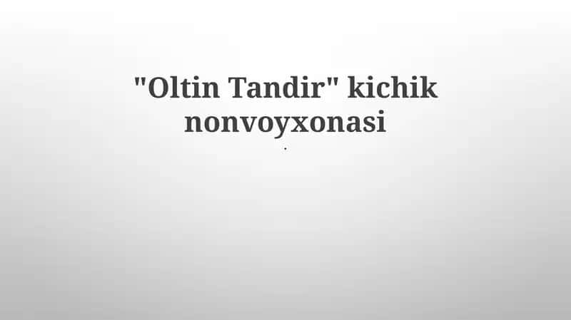 Oltin Tandir 1
