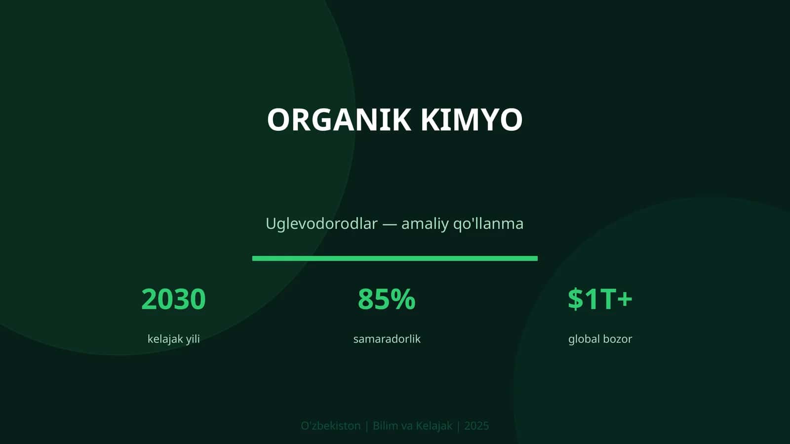 ORGANIK KIMYO 1