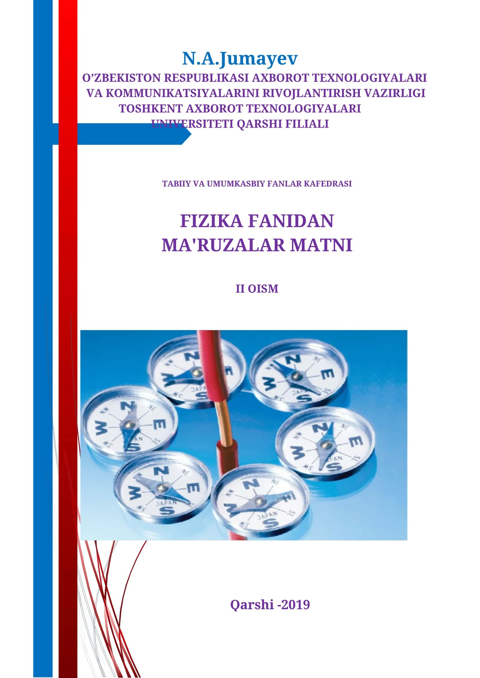 Fizika. Ma’ruza matnlari to’plami 1