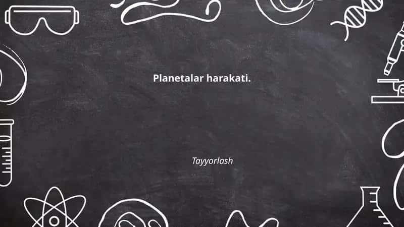 Planetalar harakati 1