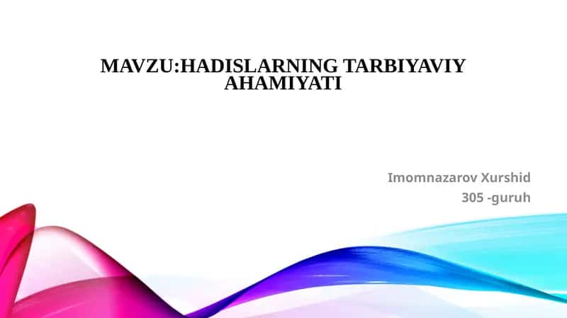 Pedagogika mustaqil ish (5-sem) 1