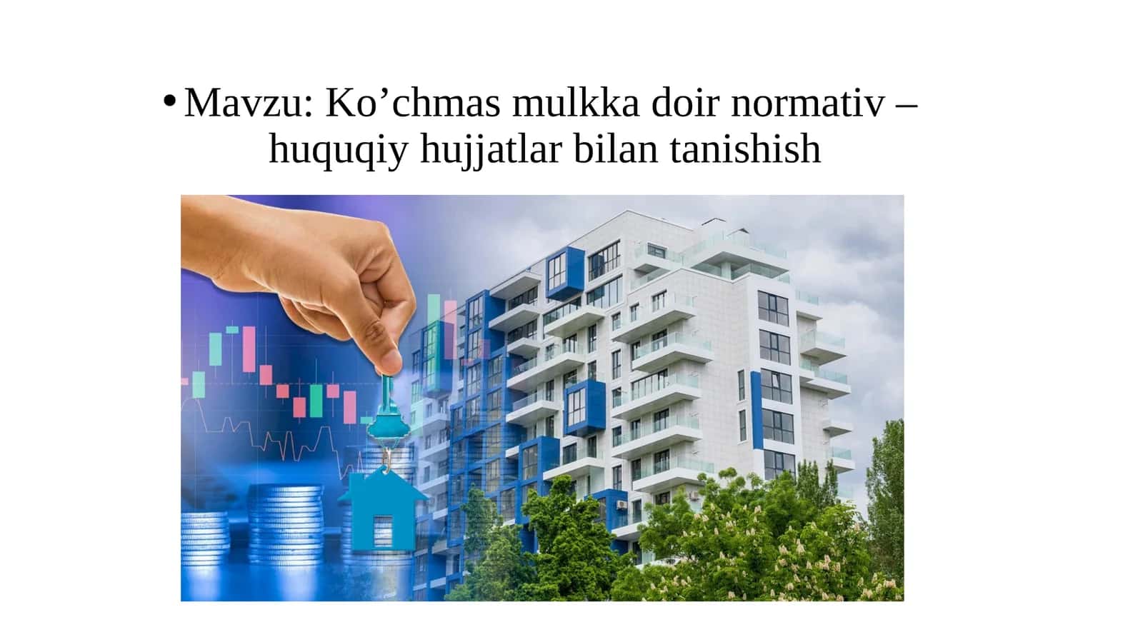 Ko’chmas mulkka doir normativ – huquqiy hujjatlar bilan tanishish (4) 1