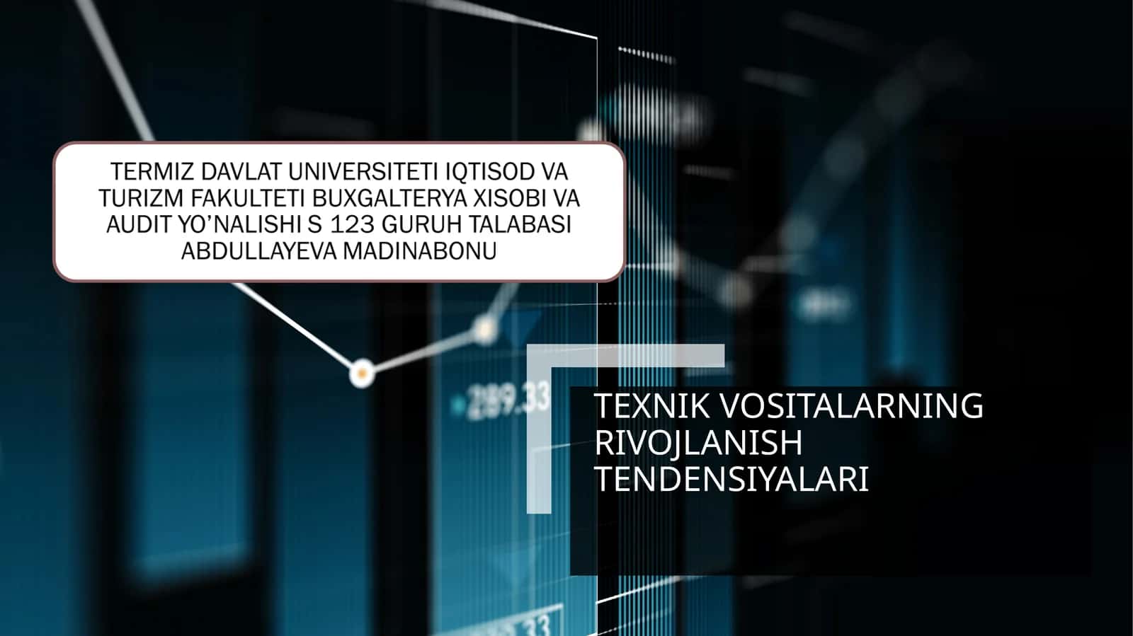TEXNIK VOSITALARNING RIVOJLANISH TENDENSIYALARI 1