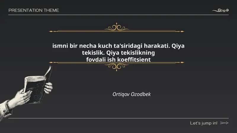Qiya tekislikning taʼrifi va geometriyasi 1