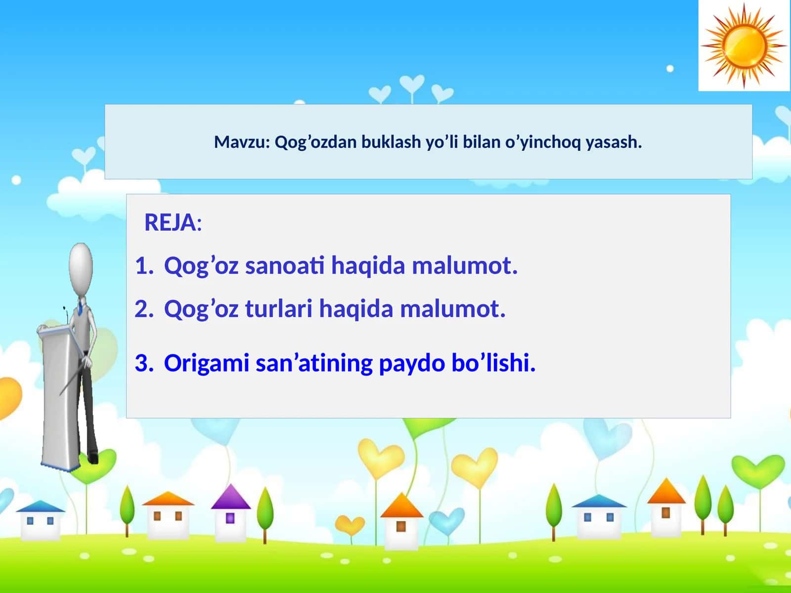 Origami san'ati haqida malumot 1