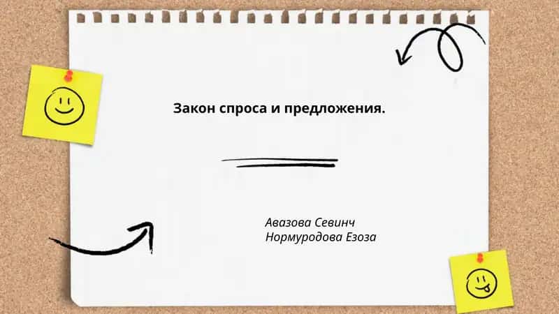 Закон спроса и предложения 1