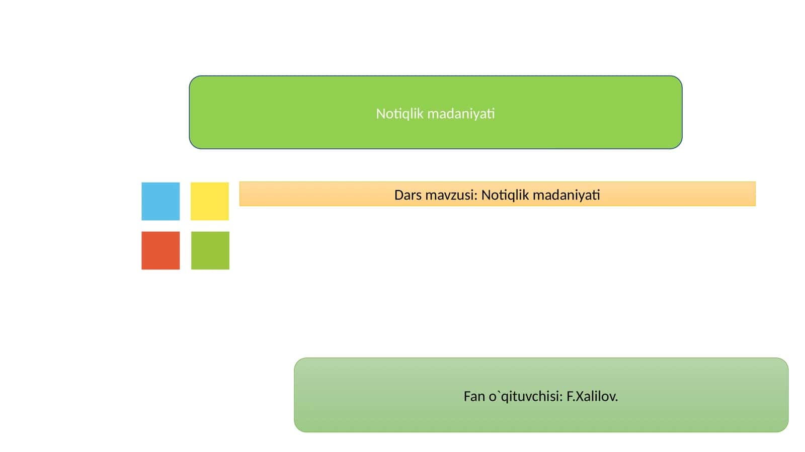 Notiqlik madaniyati 1