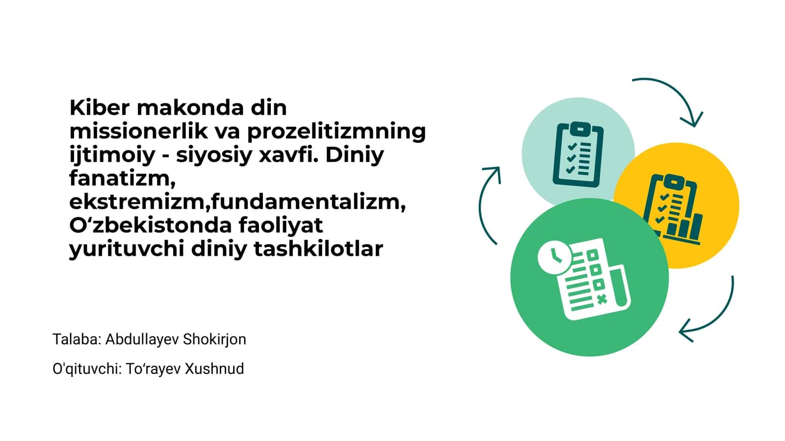 Kiber makonda din va diniy tashkilotlar 1