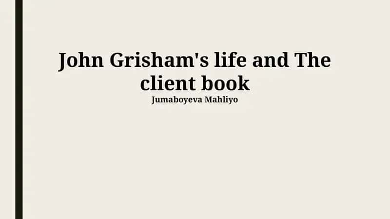 The Client 1