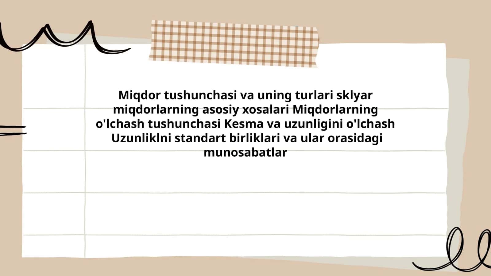 Miqdor tushunchasi va uning turlari sklyar 1
