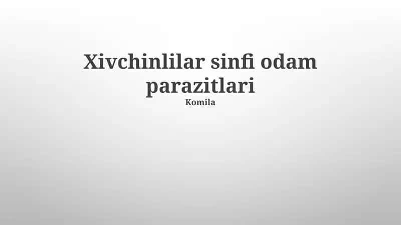 Dumaloq qurtlar 1