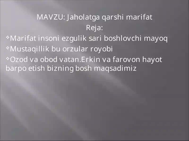Marifatga yo'l